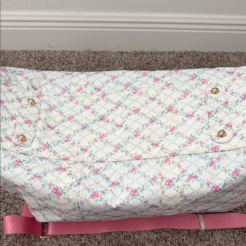 Stoney Clover Lane Floral Travel Bag with Pink Strap - Picture 4 of 4
